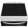 Indesit ITE6VMW 60cm Steam&Clean Twin Cavity Cooker with Ceramic Hob in White A Rated