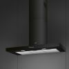 Smeg KBT100BL 100cm Universal T Shape Chimney Cooker Hood, Black A Rated