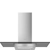 Smeg KBT900VE 90cm Universal T Shape Chimney Cooker Hood, Stainless Steel & Glass