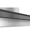 Smeg KBT900VE 90cm Universal T Shape Chimney Cooker Hood, Stainless Steel & Glass