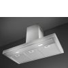 Smeg KBT900XE 90cm Universal T Shape Chimney Cooker Hood, Stainless Steel A Rated
