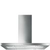 Smeg KI120XE 120 cm Island T-shape Cooker Hood, Stainless Steel