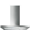 Smeg KI90XE 90cm Island Cooker Hood, Stainless Steel