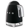 Smeg KLF04BLUK 50s Style Retro 1.7l Variable temperature kettle in Black