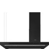 Smeg KLTI12L4MB 120Cm Offset T Shape Island Cooker Hood, Matte Black