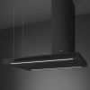 Smeg KLTI12L4MB 120Cm Offset T Shape Island Cooker Hood, Matte Black