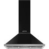 Smeg KPF9BL 90cm Portofino Chimney Hood Black A+ Rated