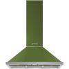 Smeg KPF9OG 90cm Portofino Chimney Hood Olive Green A+ Rated