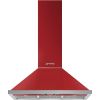 Smeg KPF9RD 90cm Portofino Chimney Hood Red A+ Rated