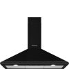 Smeg KSED95NEE 90cm Victoria Chimney Cooker Hood, Black