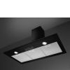 Smeg KSED95NEE 90cm Victoria Chimney Cooker Hood, Black