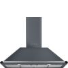 Smeg KT110GRE 110cm Victoria Chimney Cooker Hood, Slate Grey A Rated