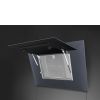 Smeg KV194G 90cm Linea Angled Chimney Cooker Hood, Neptune Grey A+ Rated
