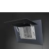 Smeg KV194G 90cm Linea Angled Chimney Cooker Hood, Neptune Grey A+ Rated