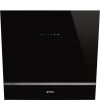 Smeg KV26N 60cm Universal Angled Chimney Cooker Hood, Black