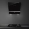 Smeg KV26N 60cm Universal Angled Chimney Cooker Hood, Black