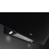 Smeg KV394N 90cm Universal Angled Chimney Cooker Hood, Black - Glass A Rated