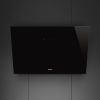 Smeg KV394N 90cm Universal Angled Chimney Cooker Hood, Black - Glass A Rated