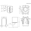 AEG L7WE74634BI Integrated Washer Dryer