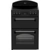 Leisure CLB60ECK 60cm Freestanding Ceramic Hob Electric Cooker - Black - A Rated