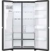 LG GSLC41EPPE 641L NatureFRESH American Style Fridge Freezer, Matte Black