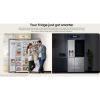 LG GSXE91BSAD 628L InstaView™ Side-By-Side American Style Fridge Freezer, Brushed Steel