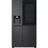 LG GSXE91EVAD 628L InstaView™ Side-By-Side American Style Fridge Freezer, Essence Black Steel