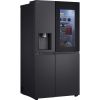 LG GSXE91EVAD 628L InstaView™ Side-By-Side American Style Fridge Freezer, Essence Black Steel