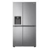 LG GSLV71PZTD 635L NatureFRESH™ American Style Fridge Freezer, Shiny Steel D Rated