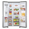 LG GSLV71PZTD 635L NatureFRESH™ American Style Fridge Freezer, Shiny Steel D Rated