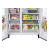 LG GSLV71PZTD 635L NatureFRESH™ American Style Fridge Freezer, Shiny Steel D Rated