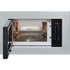 Indesit MWI120GX Integrated 20 Litre Microwave and Grill Black-Stainless Steel