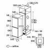 CDA FW872 Integrated 70/30 Manual Defrost Fridge Freezer