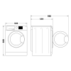Hotpoint NDD86448GDAUK Freestanding ActiveCare 8kg-6kg 1400rpm Washer Dryer in Graphite