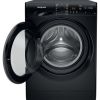 Hotpoint NSWM1046BSUK AntiStain WASHING MACHINE 10KG -1400Spin - Black - A Rated