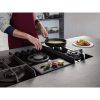 Elica NT-FLAME-EVO-BL 90cm Wide Venting Gas Hob - Black - A Rated