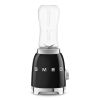 Smeg PBF01BLUK 50's Style Mini Personal Blender & Smoothie Maker in Black