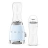 Smeg PBF01PBUK 50's Style Mini Personal Blender & Smoothie Maker in Pastel Blue