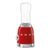 Smeg PBF01RDUK 50's Style Mini Personal Blender & Smoothie Maker in Red