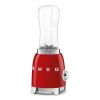 Smeg PBF01RDUK 50's Style Mini Personal Blender & Smoothie Maker in Red