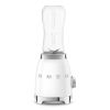 Smeg PBF01WHUK 50's Style Mini Personal Blender & Smoothie Maker in White