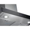 Hotpoint PHBS68FLTIX1 60cm Chimney Cooker Hood in Black-Stainless Steel