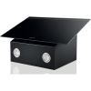 Hotpoint PHVP62FLTK 60cm Angled Chimney Cooker Hood in Black