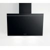 Hotpoint PHVP62FLTK 60cm Angled Chimney Cooker Hood in Black