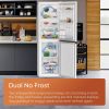 Hotpoint HPK26403WXP5UK No Frost Fridge Freezer, 70/30, Brushed Steel, D Rated