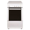 Statesman LEGACY50GSLF 50cm Wide, Enamel Lid, Single Cavity Gas Cooker, 4 Zones In White