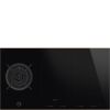 Smeg PM6954R 90 cm Dolce Stil Novo Mixed Fuel Hob, Black