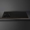 Smeg PM6954R 90 cm Dolce Stil Novo Mixed Fuel Hob, Black