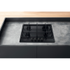 Hotpoint PPH60PFNB 60cm Gas Hob with Front Control - Black