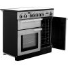Rangemaster PROP90ECSS/C 90cm Range Cooker Professional Plus Ceramic in Stainless Steel / Chrome, A Rated